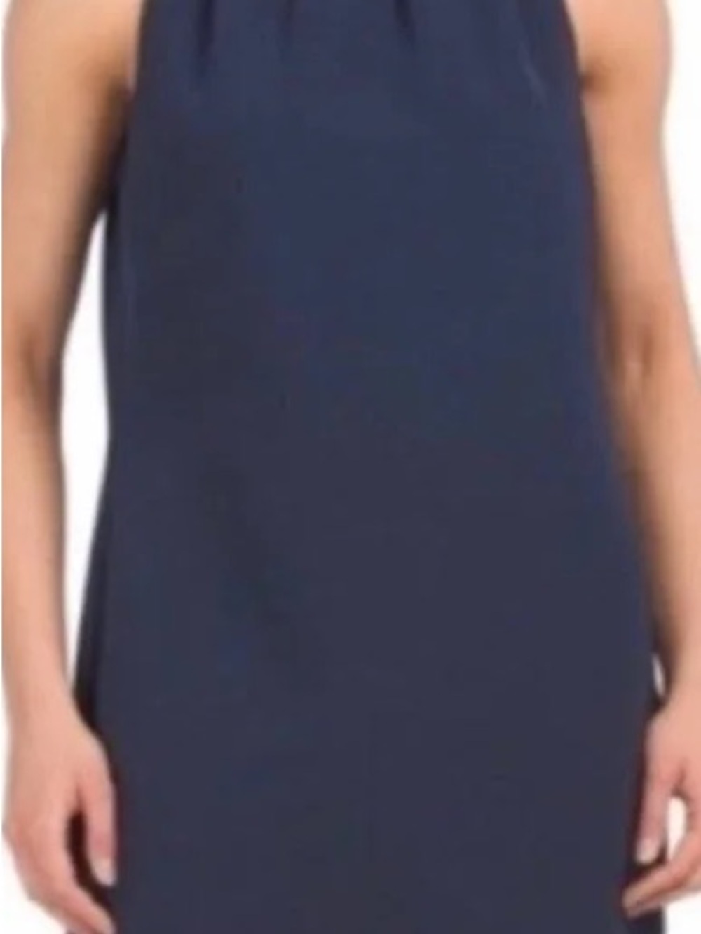Sail to Sable Navy Sleeveless Shift Dress